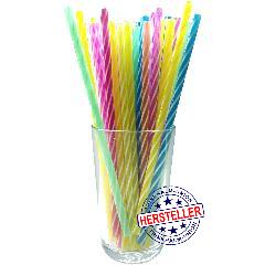 spiral gestreifte trinkhalme